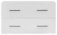 35-in. W 18-in. D Modern Wall Mount Plywood-Veneer Vanity Base Only In White AI-1731