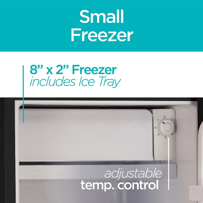 Black + Decker bcrk32b compact Refrigerator Energy Star Single Door mini réfrigérateur avec congélateur 3,2 pieds cubes noir