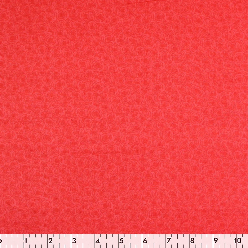 Tissu pré-coupé Fat Quarter de Fabric Creations à motif de roses rouge - 18" x 21" / 45cm x 53cm 18" x 21" / 45cm x 53cm