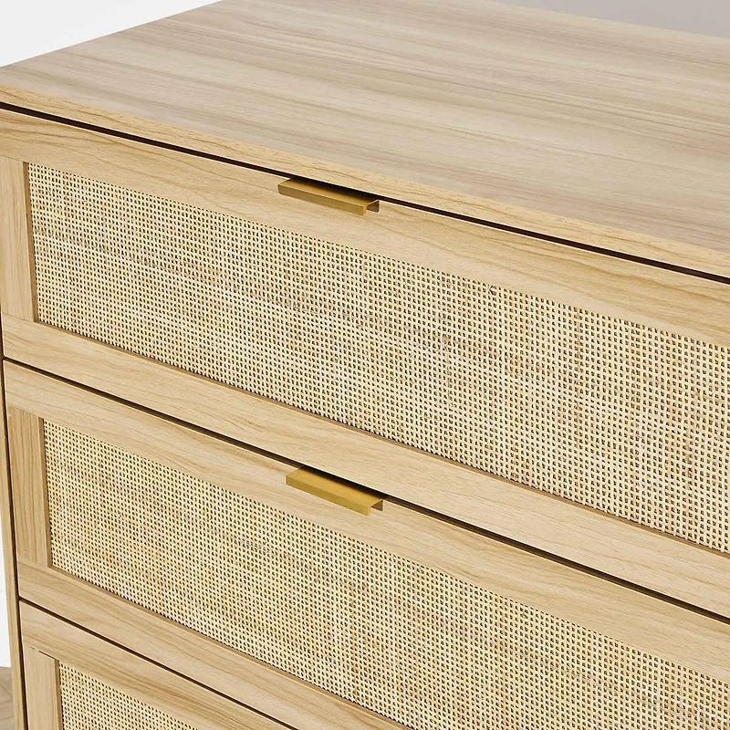 Anko Fraser Rattan 4 Drawer Dresser