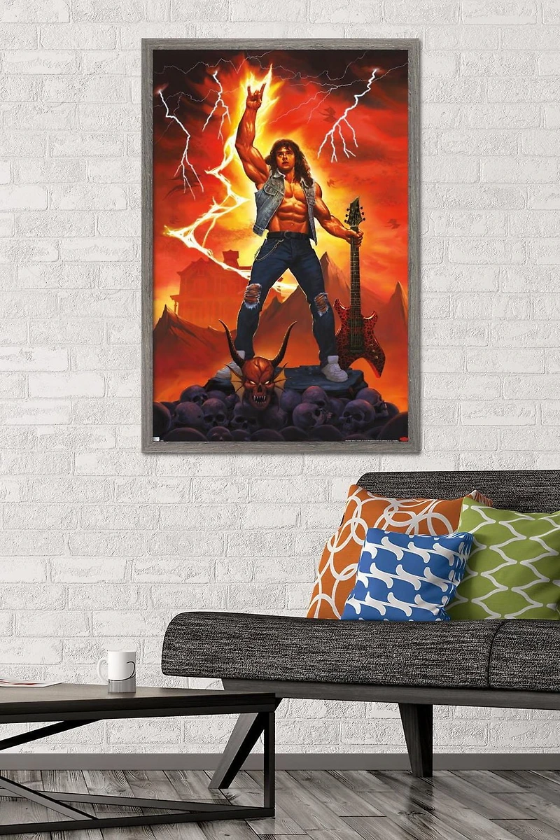 Netflix Stranger Things: Season 4 - Rock On Wall Poster, 22.375" x 34" Framed