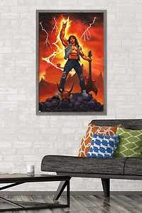 Netflix Stranger Things: Season 4 - Rock On Wall Poster, 22.375" x 34" Framed