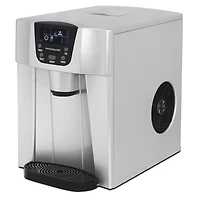 Machine à glaçons Frigidaire compacte et distributeur d'eau - Argent