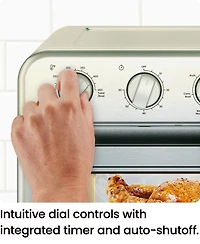 Chefman Toaster Oven Air Fryer Combo w/ 19 Quart Capacity, 7-in-1 Functionality - Stainless Steel, New
