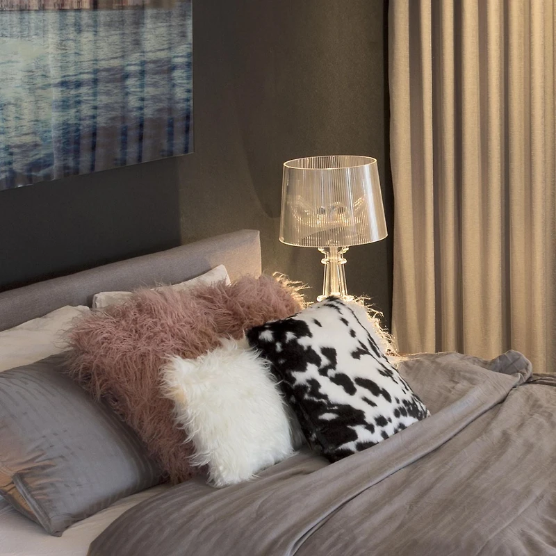 BELTON FAUX FUR PILLOW 18"X18" 2-PACK