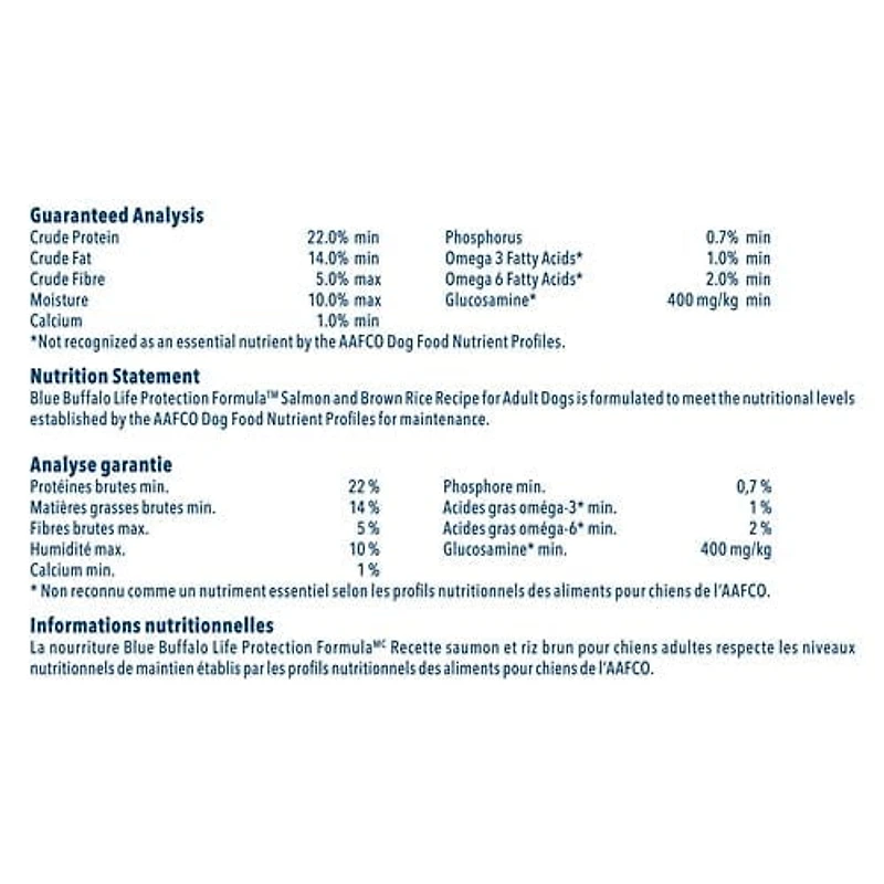 BLUE Life Protection Formula Adult Salmon & Brown Rice Dry Dog Food (chicken-free), BLUE LPF Adult Dog Salmon