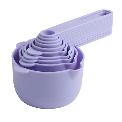 Way to Celebrate 10-Piece Measuring Cup and Spoon Set, Purple