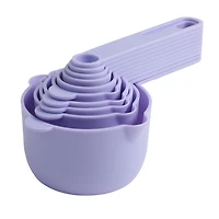 Way to Celebrate 10-Piece Measuring Cup and Spoon Set, Purple
