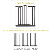 North States™  Mypet™ 13.5" Extension for Windsor Arch Petgate - Matte Bronze