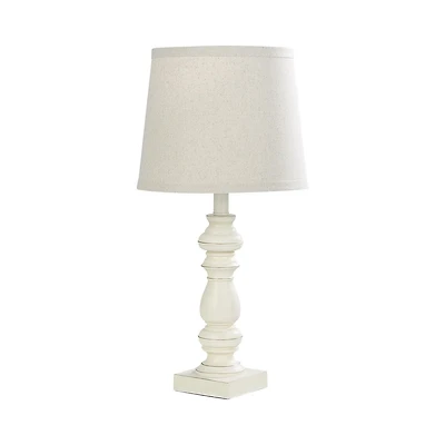 Lampe de table HOMETRENDS 55,9 cm, blanc antique