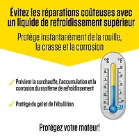 Liquide de refroidissement + antigel Prestone® (sarcelle) pour les véhicules européens