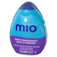 Aromatisant D'Eau Liquide Baies Et Grenade, Bouteille MIO BAIES DE GRENADE 48ML