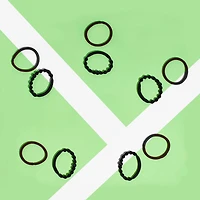 Goody Ouchless damage-free super stretch - Black Elastics - 15Ct