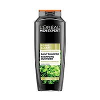 L'Oréal Paris Men Expert Total Clean Shampoo 375ml, From Normal to Oily Hair