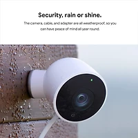Caméra extérieure filaire Google Nest (1 unité)