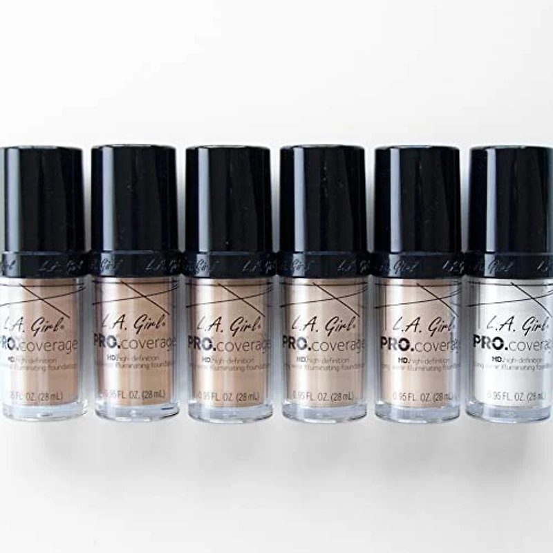 Fond de teint liquide HD Couvrance Totale Pro de LA Girl