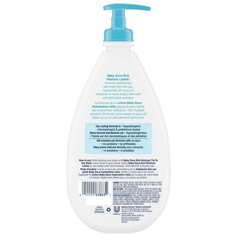 Baby Dove Rich Moisture Lotion, 591 ml Lotion