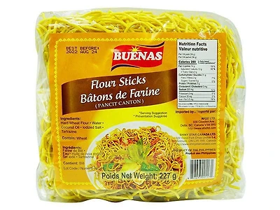 Buenas Canton Bâtonnets de farine 8 onces (226 g)