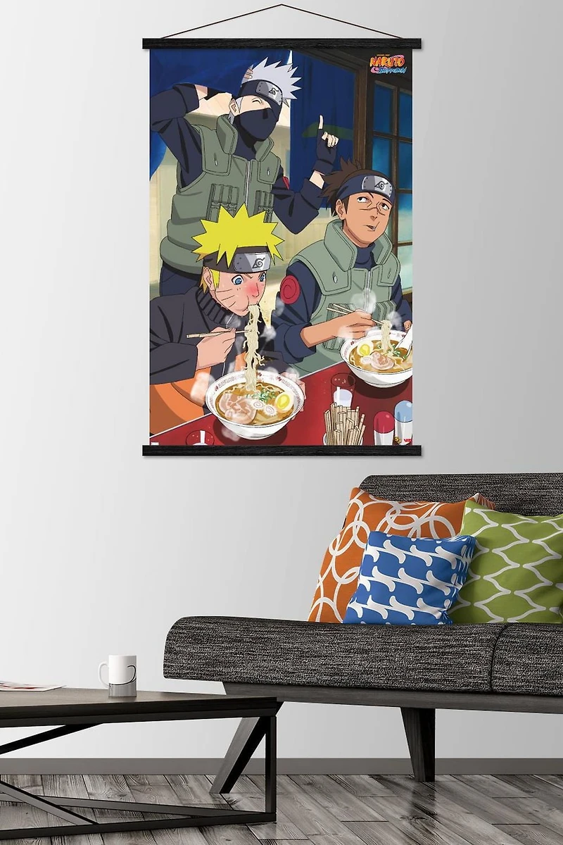 Naruto Shippuden - Food Wall Poster, 22.375" x 34" Framed