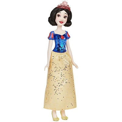 Poupée Disney Princess Royal Shimmer Blanche-Neige avec jupe et accessoires