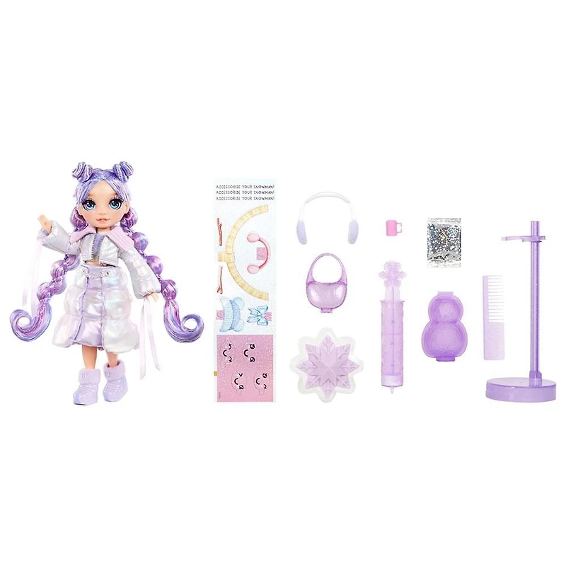 Rainbow High Winter Wonderland Violet - Purple 11” Fashion Doll