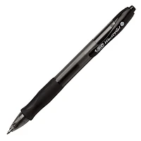 BIC Gel-ocity Original Retractable Gel Pen, Medium Point (0.7mm), Black Ink, 4-Count, Contoured Grip for Comfort and Control, 4 Pack
