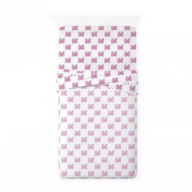 Minnie Mouse Ensemble de Draps pour Lit 1 Place