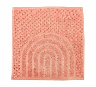 Hometrends Fashion Washcloth, Pink, 1 Piece