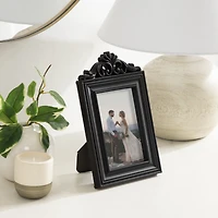 Cadre à photos décoratif noir de 10,2 cm x 15,2 cm pour table