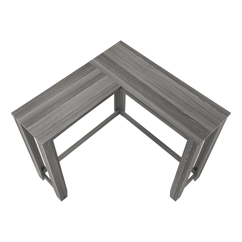 Monarch Specialties Table D'appoint, Console, Entrée, Étroit, Coin, Salon, Chambre À Coucher, Stratifié, Gris, Contemporain, Moderne