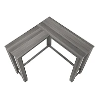 Monarch Specialties Table D'appoint, Console, Entrée, Étroit, Coin, Salon, Chambre À Coucher, Stratifié, Gris, Contemporain, Moderne