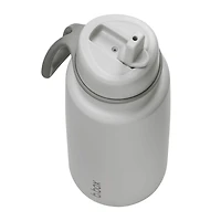 b.box - 34oz Insulated Flip Top Drink Tumbler with Straw Large and Durable Water Bottle for Teens & Adults Travel Water Bottle Triple Layer Insulation BPA Free 34oz