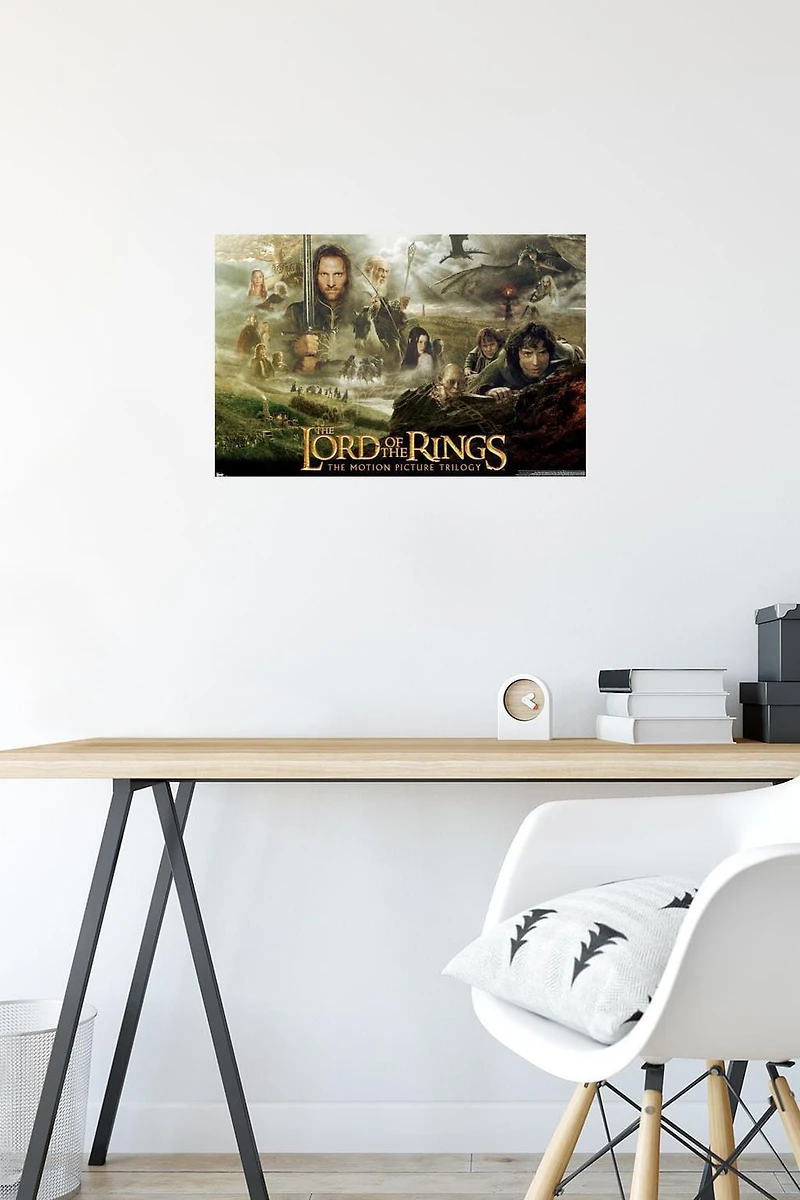 The Lord of the Rings: The Motion Picture Trilogy Wall Poster, 14.725" x 22.375"