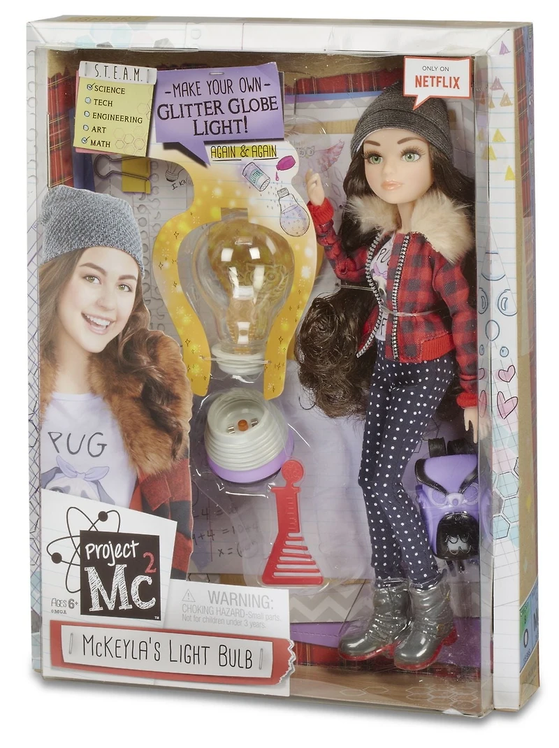 Project Mc2 Experiments with Dolls- Mckeyla's Glitter Light Bulb