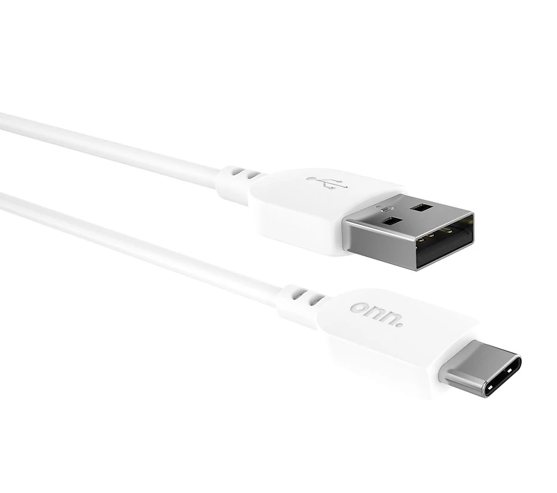 Câble USB à haut débit certifié USB-A vers USB-C de 1,8 m/6 pi de Onn.