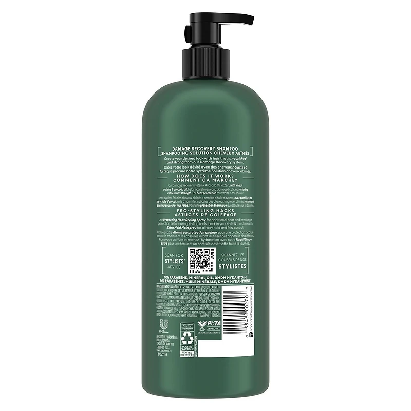 TRESemmé Botanique + Avocado Oil Protein  Damage Recovery Shampoo 828 ml, 828 ml Shampoo
