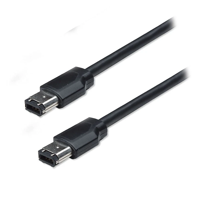 BlueDiamond Câble Firewire 6 pin vers 6 pin - 10 pieds, Noir