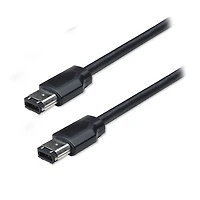 BlueDiamond Câble Firewire 6 pin vers 6 pin - 10 pieds, Noir