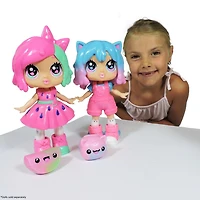 Bubble Trouble - Watermelon Slice Doll  with Squishy Sidekick