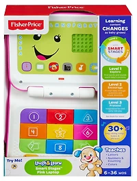 Ordinateur Éveil Progressif Rires et Éveil de Fisher-Price en rose