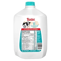 Baxter 1% Partly Skimmed Milk, 4L