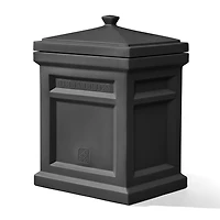 Step 2 Black Express Parcel Delivery Outdoor Package Security Box for Porch in Resin