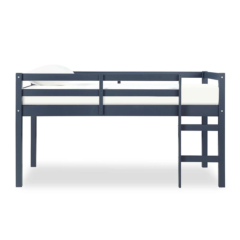 DHP Milton Junior Twin Size Wooden Loft Bed for Kids
