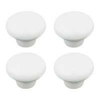 Era Céramique Paquet de 4 Bouton Blanc 1.18 x 1.18 x 1.14 po.