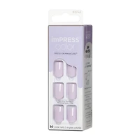 KISS ImPRESS Color - 30 faux ongles, courts Gel en minutes