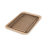 Nordic Ware Grille-Pain Four 2 Pièces, Compact, Or Métallisé
