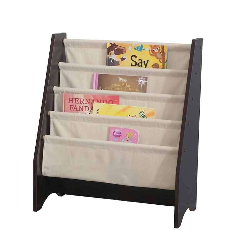 KidKraft Sling Bookshelf - Natural & Espresso