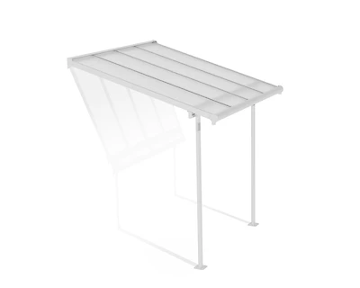 Canopia by Palram Sierra 7,4 pi x 7,5 pi Abri de patio en aluminium - Blanc