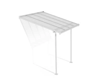 Canopia by Palram Sierra 7,4 pi x 7,5 pi Abri de patio en aluminium - Blanc