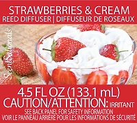 Diffuseur de roseaux ScentSationals - Fraises & Crème AGE: 15+